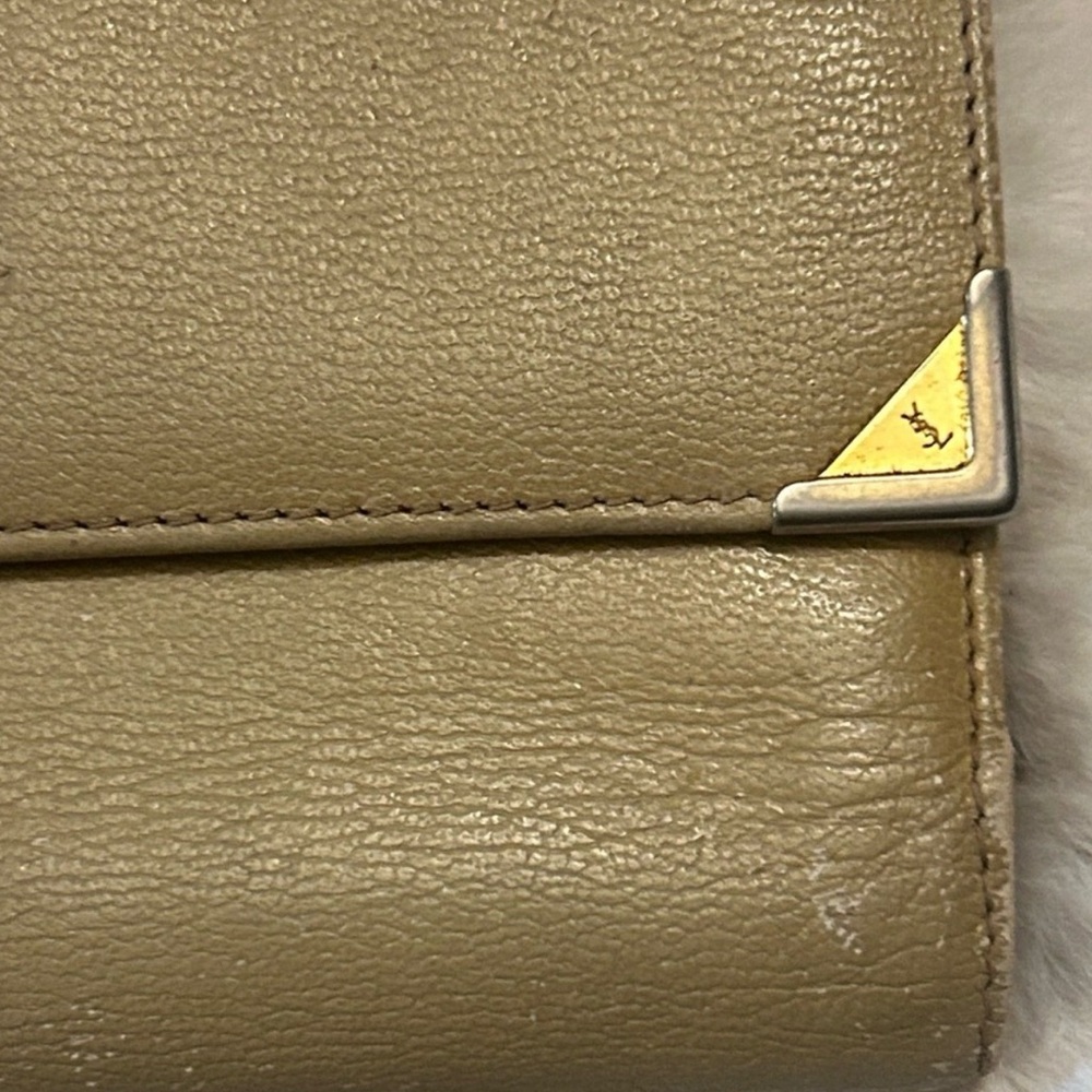 Yves Saint Laurent kiss 🔒 Leather Wallet with shopping bag - Picture 9 of 14